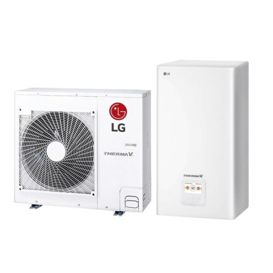 Šilumos siurblys Oras-Vanduo LG Therma V, Split, 7 kW